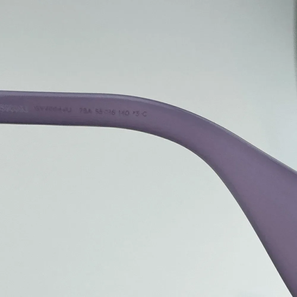 NEW Givenchy GV40044U 78A Shiny Lilac Smoke Gray Unisex Geometric Sunglases